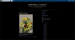 Desktop Screenshot of montrealflorist.unny.com